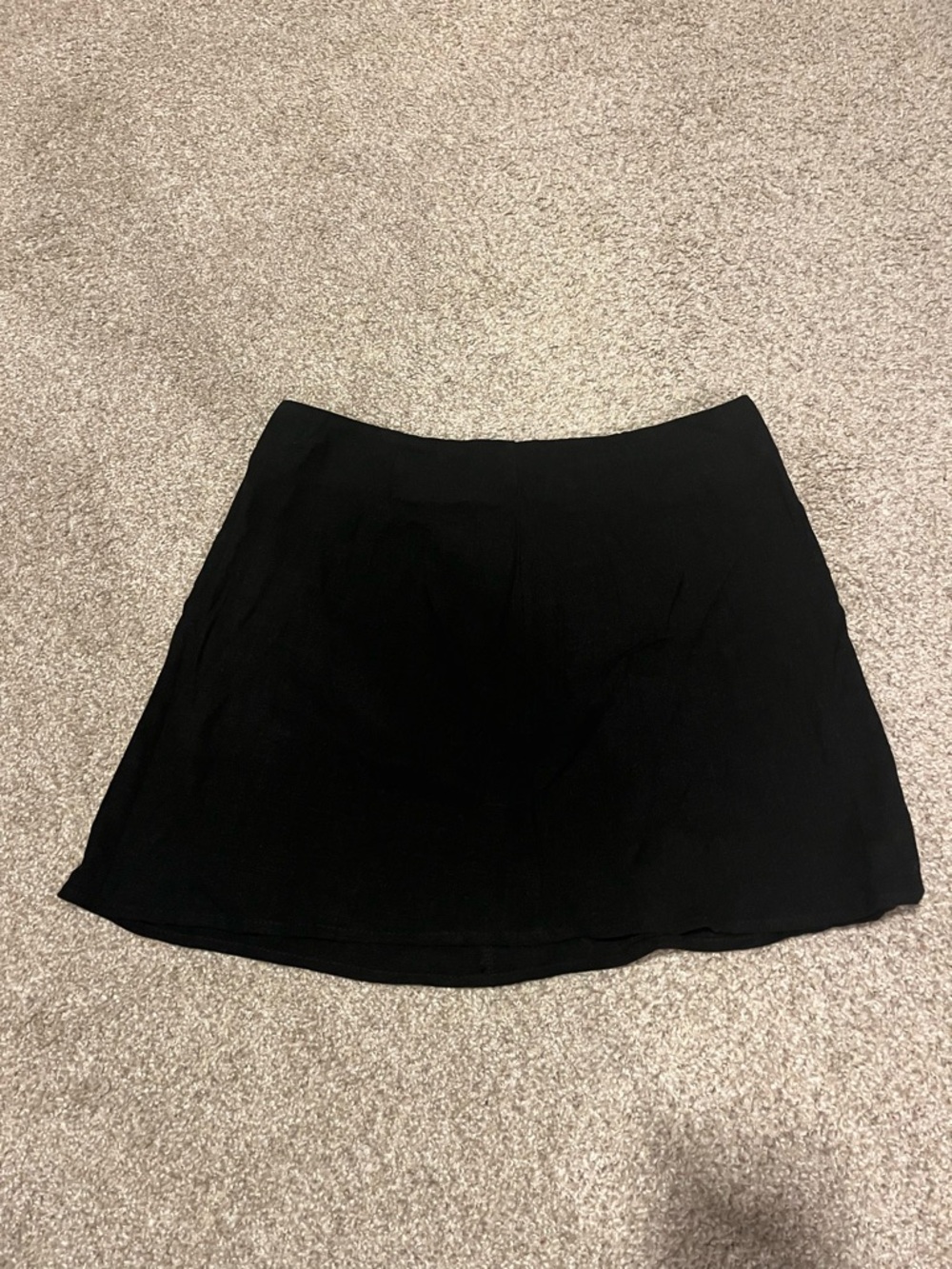 Princess Polly Black A-Line Mini Skirt